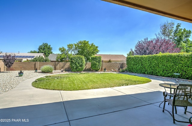 6582 E Farmstead Rd, Prescott Valley, AZ 86314 - fenced backyard featuring a patio