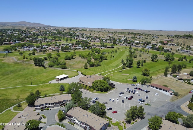 aerial view featuring a mountain view