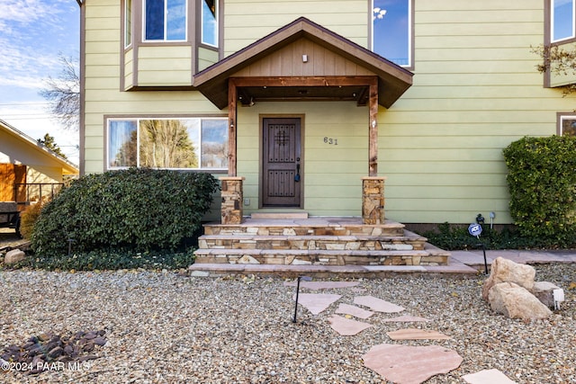 view of entrance to property