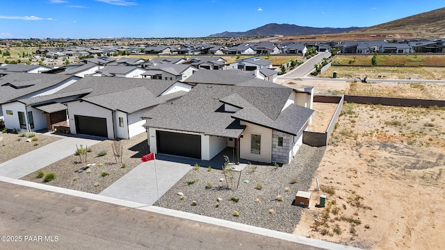 5711 E Hahn St, Prescott Valley, AZ 86314 - aerial view of residential area with a mountain backdrop