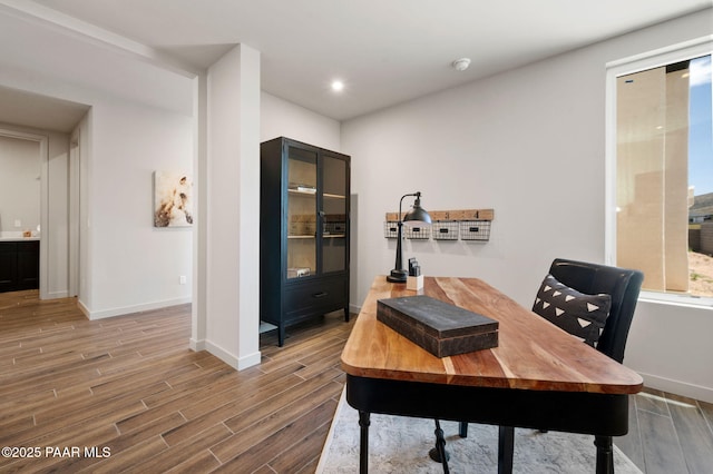 5711 E Hahn St, Prescott Valley, AZ 86314 - office featuring wood finished floors and recessed lighting