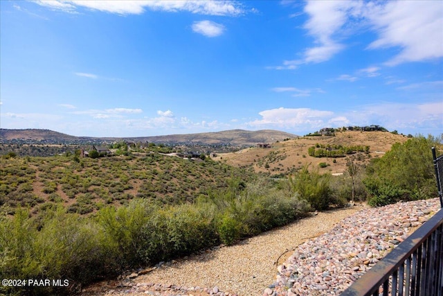 view of mountain feature