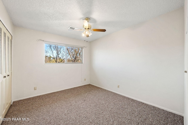 401 Valley Pl, Prescott, AZ 86301 - unfurnished bedroom featuring baseboards, a closet, ceiling fan, and carpet