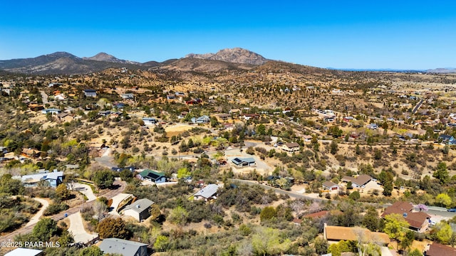 401 Valley Pl, Prescott, AZ 86301 - aerial view with a mountain view