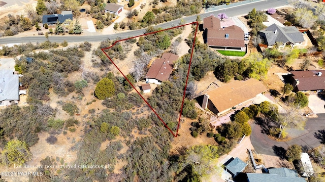 401 Valley Pl, Prescott, AZ 86301 - aerial view featuring a residential view