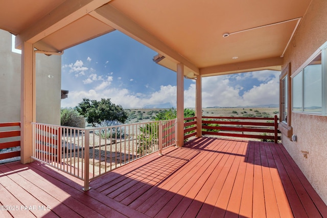 view of deck