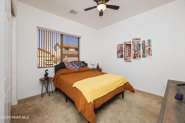 6543 E Falon Ln, Prescott Valley, AZ 86314 - carpeted bedroom featuring baseboards and a ceiling fan