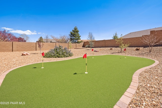 6543 E Falon Ln, Prescott Valley, AZ 86314 - fenced backyard featuring an area to practice putting