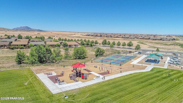 6543 E Falon Ln, Prescott Valley, AZ 86314 - bird's eye view of a park and a mountain backdrop