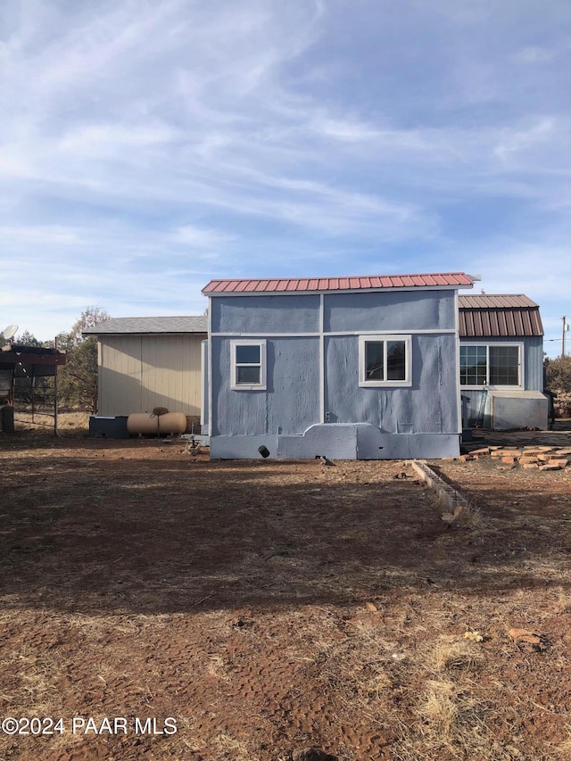 view of rear view of property