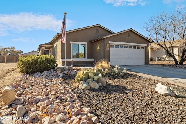 ranch-style house with a garage