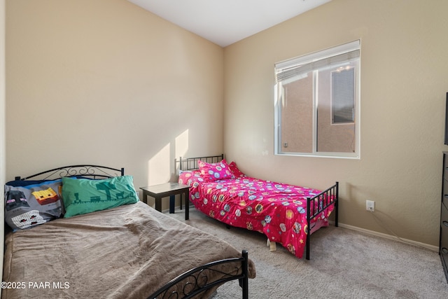 bedroom featuring carpet floors