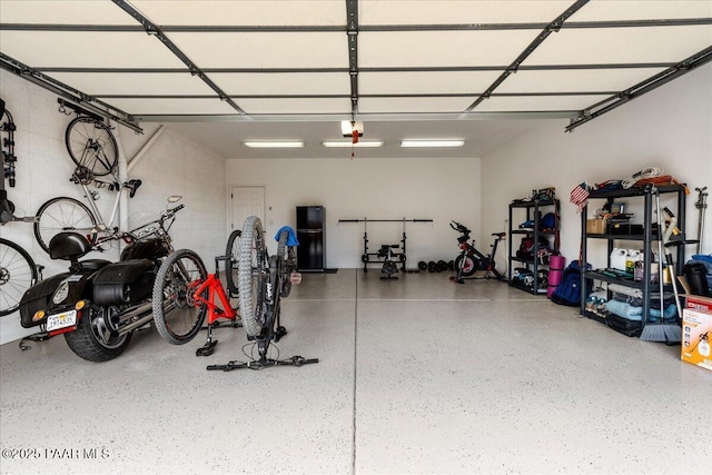 1395 N Rustlers Roost, Dewey-Humboldt, AZ 86327 - garage featuring a garage door opener