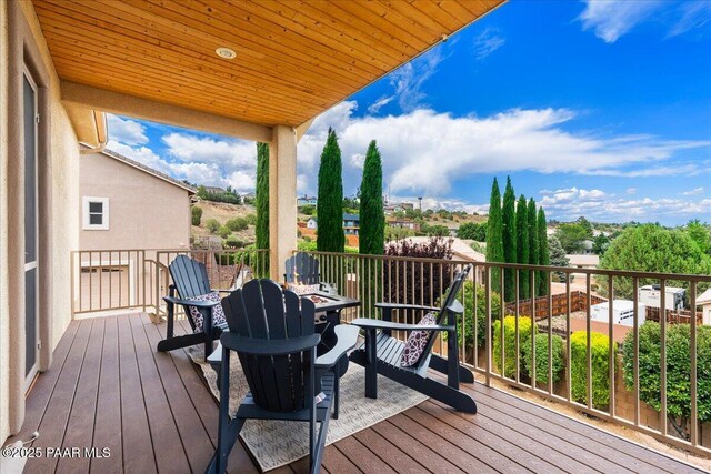 1395 N Rustlers Roost, Dewey-Humboldt, AZ 86327 - view of deck