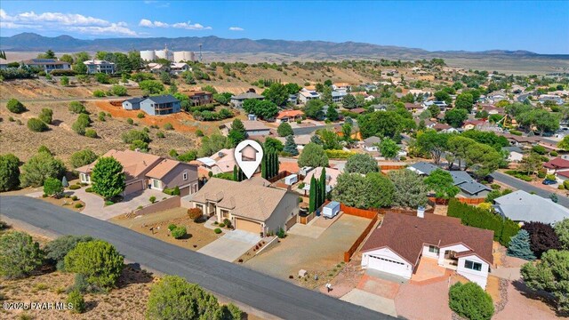 1395 N Rustlers Roost, Dewey-Humboldt, AZ 86327 - aerial perspective of suburban area with mountains