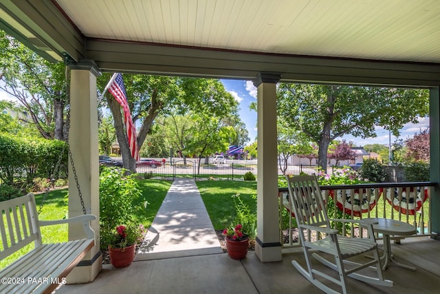 view of patio