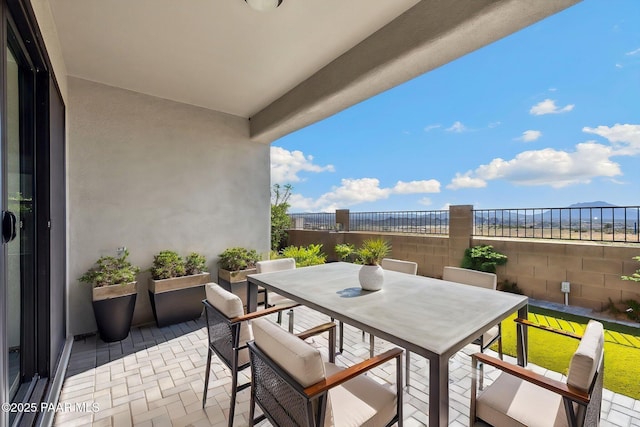 5248 Tranquil Bluff Way, Prescott, AZ 86301 - balcony with outdoor dining space and a patio