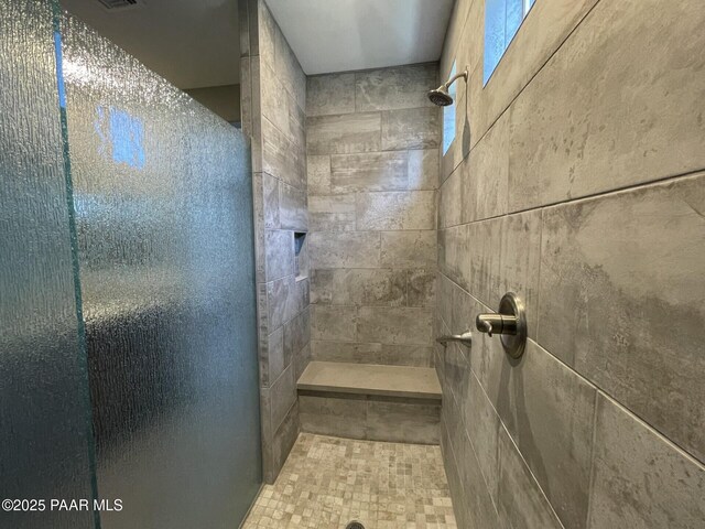 5248 Tranquil Bluff Way, Prescott, AZ 86301 - full bathroom featuring a tile shower