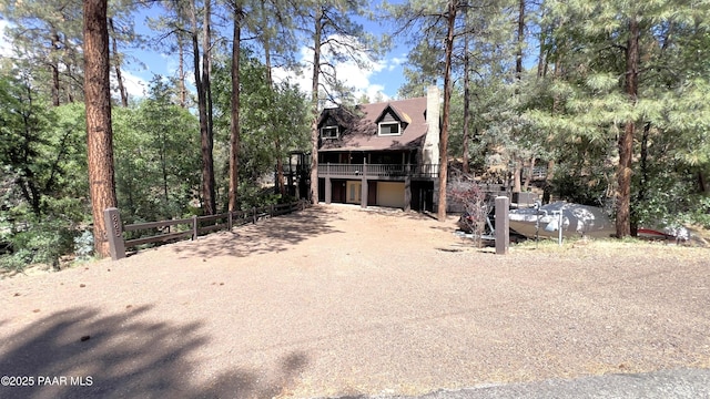 885 S Rancho Vista Dr, Prescott, AZ 86303 - view of front facade with a chimney