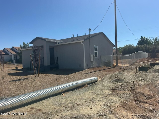 20163 E Cedar Canyon Dr, Mayer, AZ 86333 - rear view of house featuring stucco siding
