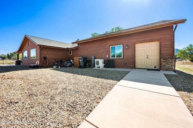 1501 W Kelly Dr, Prescott, AZ 86305 - view of home's exterior with a central air condition unit and washer / dryer