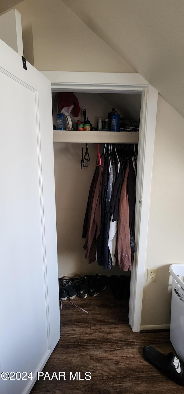 view of closet