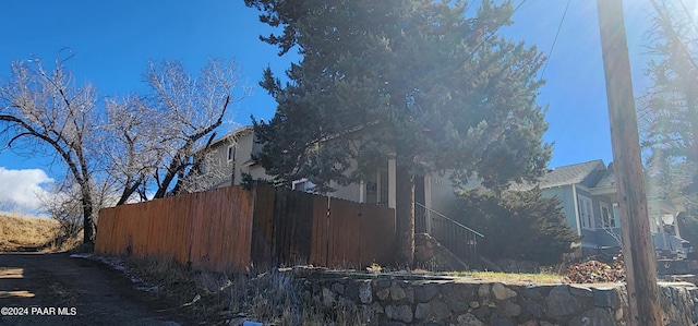 view of home's exterior