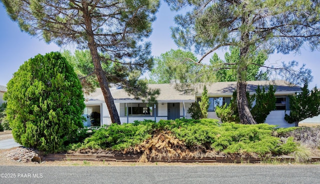 view of ranch-style home