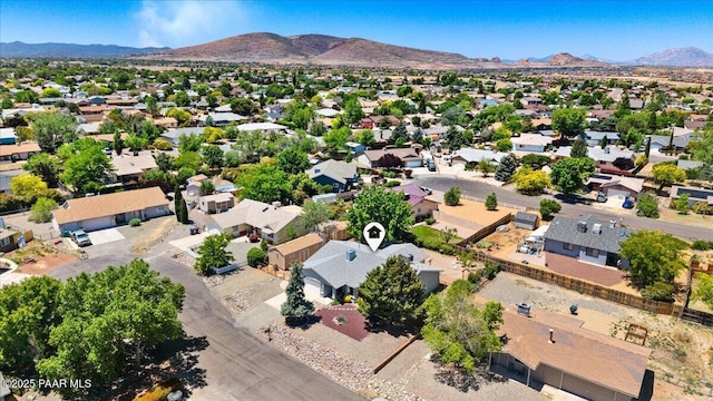 4860 N Treasure Cir, Prescott Valley, AZ 86314 - aerial perspective of suburban area featuring a mountainous background