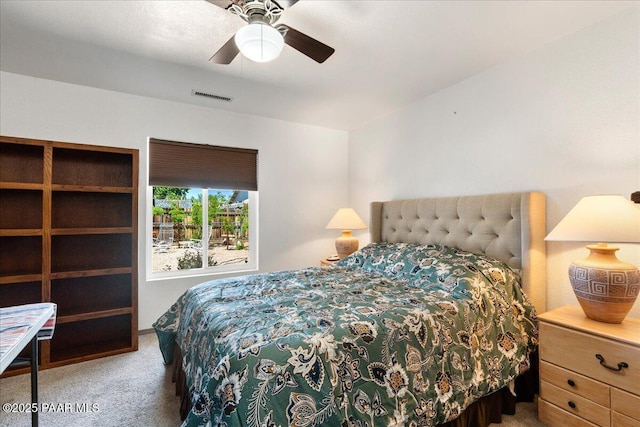 4860 N Treasure Cir, Prescott Valley, AZ 86314 - bedroom with carpet floors and ceiling fan