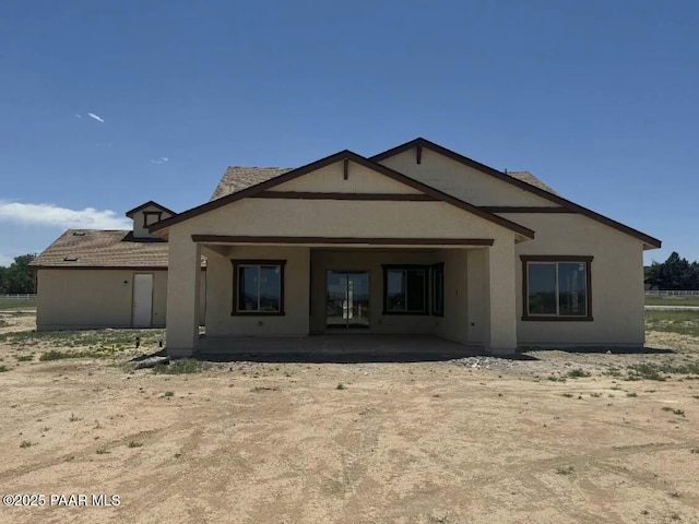 2545 Connor Ave, Chino Valley, AZ 86323 - rear view of house featuring stucco siding and a patio