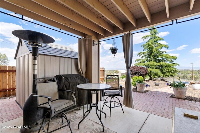 2360 W Bridle Path Rd, Prescott, AZ 86305 - view of patio / terrace with fence