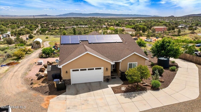 2360 W Bridle Path Rd, Prescott, AZ 86305 - view from above of property with a mountainous background
