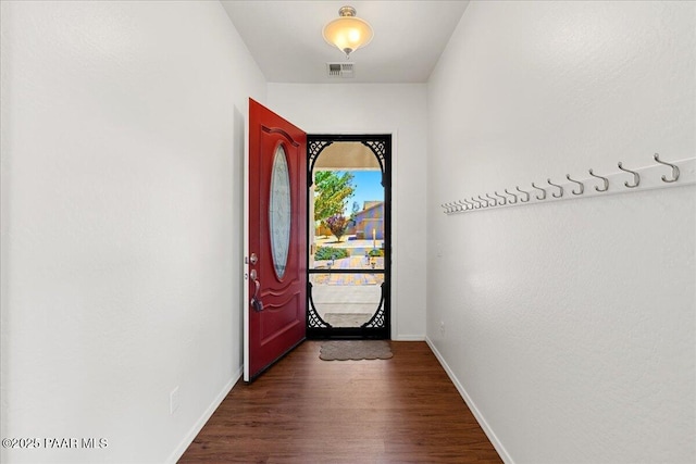 5510 N Foster Pl, Prescott Valley, AZ 86314 - entryway featuring dark wood-type flooring and baseboards