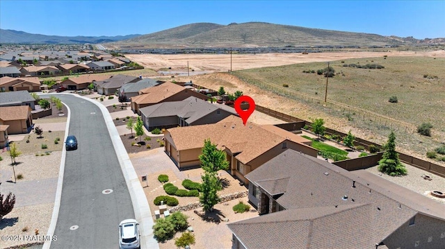 5510 N Foster Pl, Prescott Valley, AZ 86314 - aerial view of residential area featuring a mountain backdrop