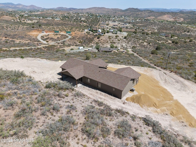 13555 E Soleil Down Rd, Mayer, AZ 86333 - view of rural area featuring a desert landscape and a mountainous background