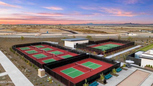 5746 E Wolcott Trl, Prescott Valley, AZ 86314 - bird's eye view featuring a mountain view and a desert view