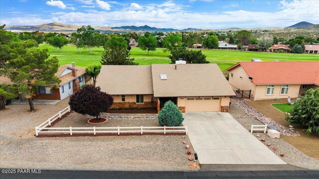 10875 E Manzanita Trl, Dewey-Humboldt, AZ 86327 - aerial view of residential area with a mountain backdrop