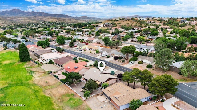 10875 E Manzanita Trl, Dewey-Humboldt, AZ 86327 - aerial view of residential area with a mountainous background