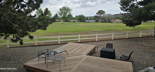10875 E Manzanita Trl, Dewey-Humboldt, AZ 86327 - wooden terrace featuring a mountain view