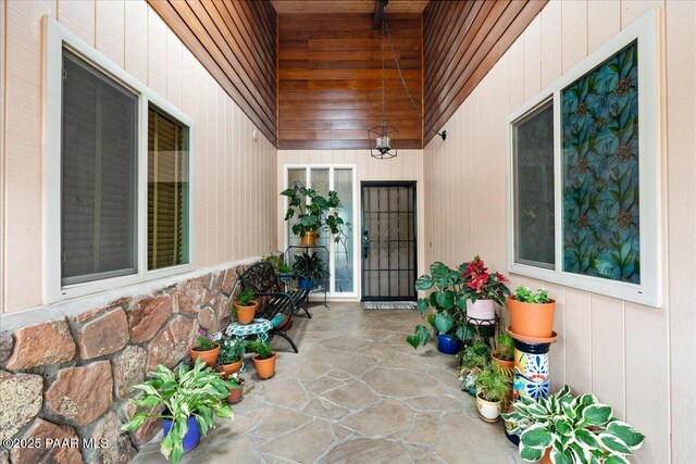 10875 E Manzanita Trl, Dewey-Humboldt, AZ 86327 - property entrance with a patio and stone siding
