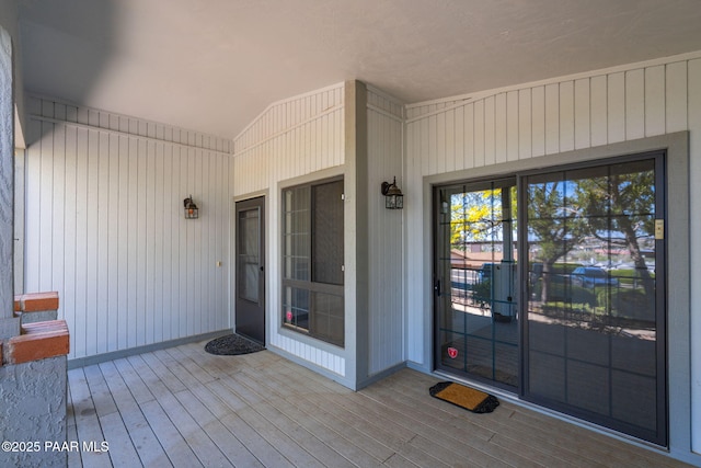view of entrance to property