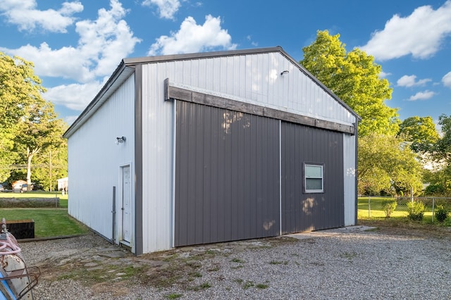 view of outbuilding