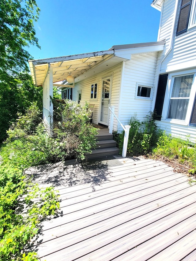 view of deck