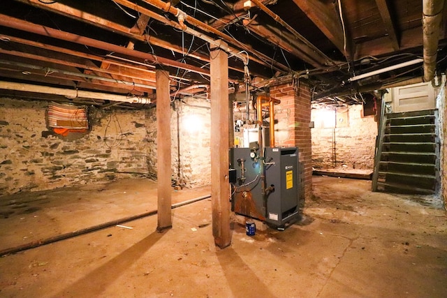 view of basement