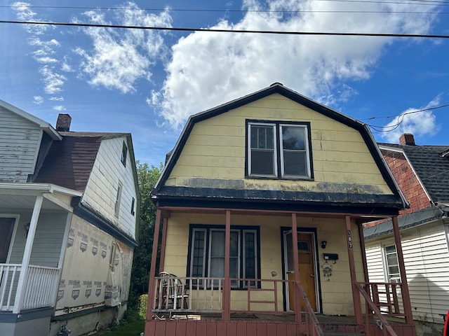 view of front of house featuring a porch