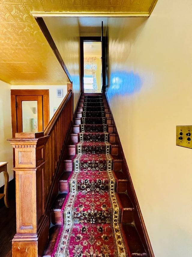 view of staircase