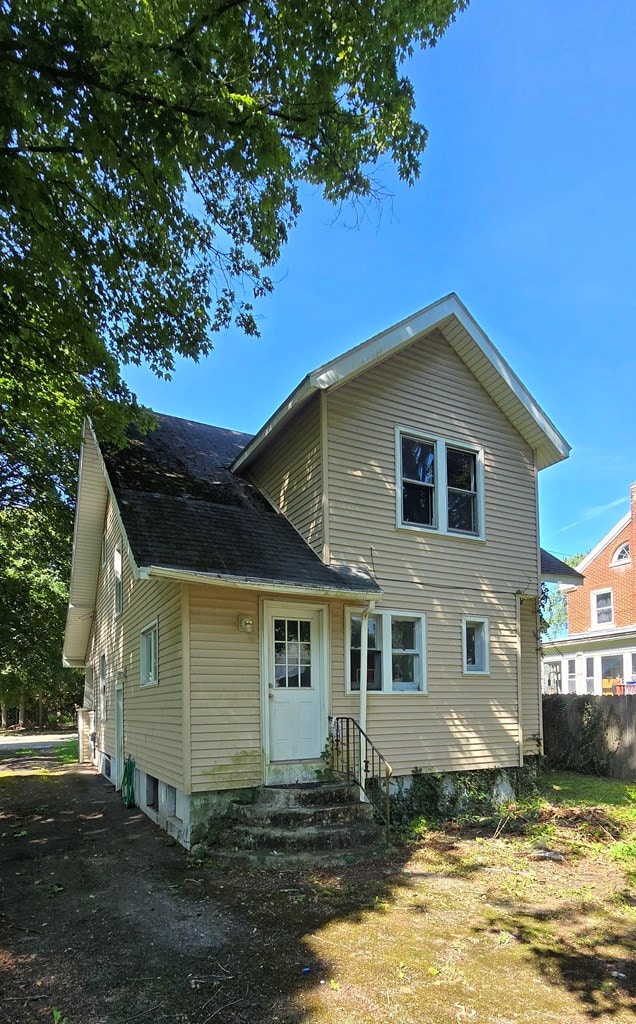 view of rear view of property