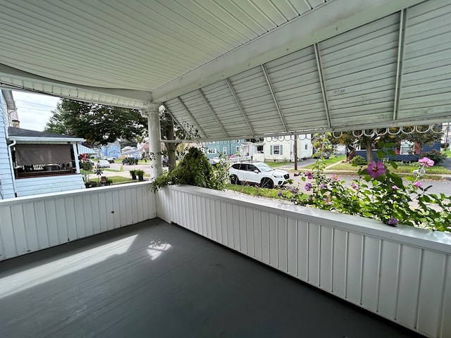 view of patio with covered porch