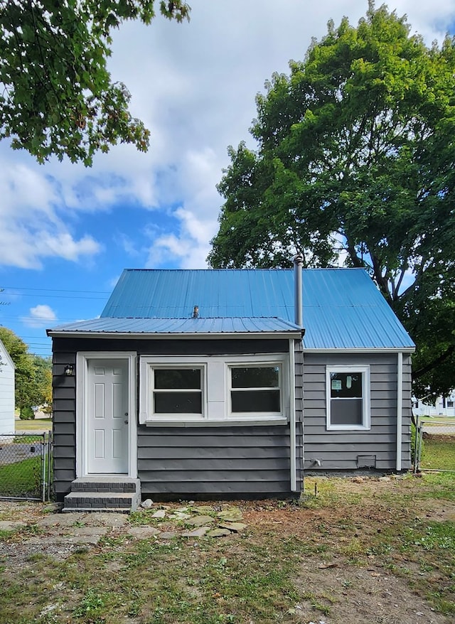 view of rear view of property